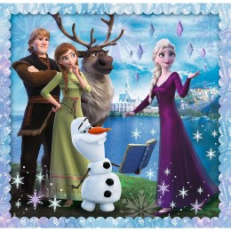 Trefl Puzzle Puzzle 3w1 Kraina Lodu Magiczna opowieść Trefl 34853