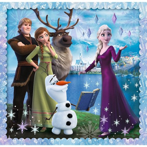 Trefl Puzzle Puzzle 3w1 Kraina Lodu Magiczna opowieść Trefl 34853 Trefl Puzzle Puzzle 3w1 Kraina Lodu Magiczna opowieść Trefl 34853