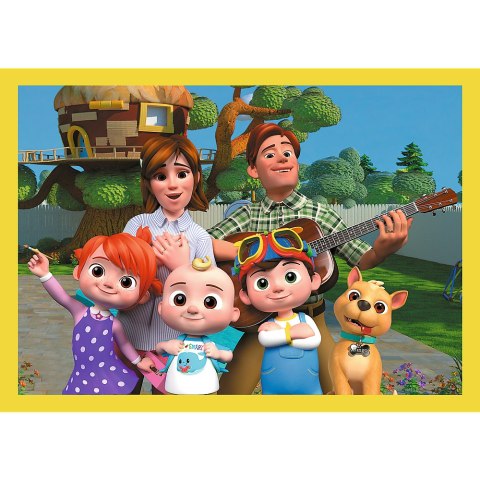 Trefl Puzzle Puzzle - "4w1 (12, 15, 20, 24)" - Cocomelon, Poznaj bohaterów Trefl 34647 Trefl Puzzle Puzzle - "4w1 (12, 15, 20, 24)" - Cocomelon, Poznaj bohaterów Trefl 34647