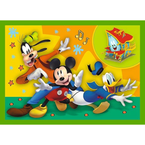 Trefl Puzzle Puzzle - "4w1 (12, 15, 20, 24)" - Wśród przyjaciół Myszka Miki Trefl 34616 Trefl Puzzle Puzzle - "4w1 (12, 15, 20, 24)" - Wśród przyjaciół Myszka Miki Trefl 34616