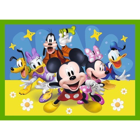 Trefl Puzzle Puzzle - "4w1 (12, 15, 20, 24)" - Wśród przyjaciół Myszka Miki Trefl 34616 Trefl Puzzle Puzzle - "4w1 (12, 15, 20, 24)" - Wśród przyjaciół Myszka Miki Trefl 34616