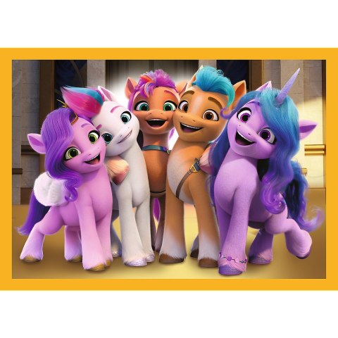 Trefl Puzzle Puzzle - 4w1 - Poznaj kucyki Pony My Little Pony Trefl 34624 Trefl Puzzle Puzzle - 4w1 - Poznaj kucyki Pony My Little Pony Trefl 34624