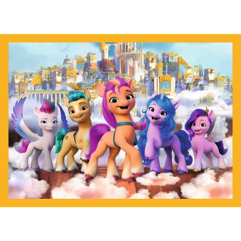 Trefl Puzzle Puzzle - 4w1 - Poznaj kucyki Pony My Little Pony Trefl 34624 Trefl Puzzle Puzzle - 4w1 - Poznaj kucyki Pony My Little Pony Trefl 34624