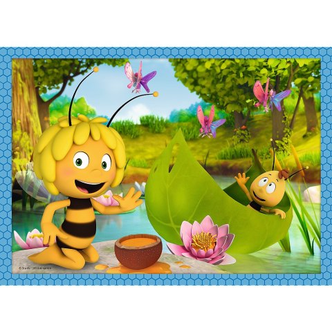 Trefl Puzzle Puzzle - 4w1 - Przygody Pszczółki Mai Trefl 34356 Trefl Puzzle Puzzle - 4w1 - Przygody Pszczółki Mai Trefl 34356