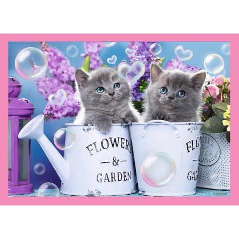 Trefl Puzzle Puzzle - "4w1" - Zabawne kotki Trefl 34396 Trefl Puzzle Puzzle - "4w1" - Zabawne kotki Trefl 34396