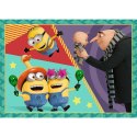 Trefl Puzzle Puzzle - 4w1 - Zwariowane Minionki Trefl 34648
