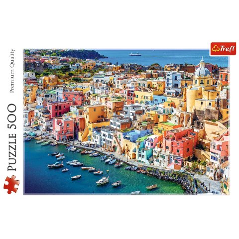 Trefl Puzzle Puzzle - 500 - Procida, Kampania, Włochy Trefl 37477 Trefl Puzzle Puzzle - 500 - Procida, Kampania, Włochy Trefl 37477