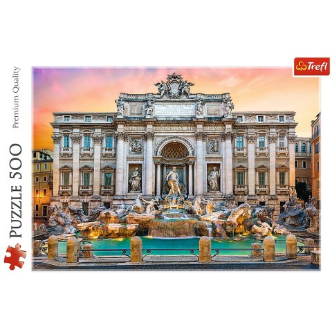 Trefl Puzzle Puzzle 500 el. Fontanna di Trevi, Rzym Trefl 37292 Trefl Puzzle Puzzle 500 el. Fontanna di Trevi, Rzym Trefl 37292