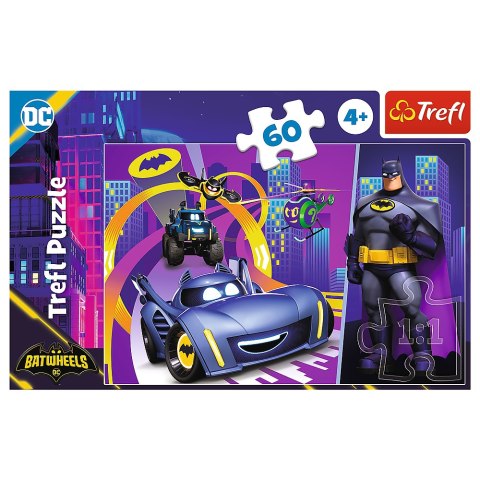Trefl Puzzle Puzzle - 60 - Batman i jego pojazdy Trefl 17400 Trefl Puzzle Puzzle - 60 - Batman i jego pojazdy Trefl 17400