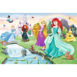 Trefl Puzzle Puzzle - 60 - Poznaj Księżniczki - Disney Princess Trefl 17361