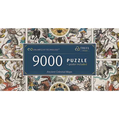 Trefl Puzzle Puzzle - "9000 UFT" - Ancient Celestial Maps Trefl 81031 Trefl Puzzle Puzzle - "9000 UFT" - Ancient Celestial Maps Trefl 81031