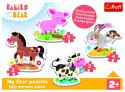 Trefl Puzzle Puzzle - Baby Classic - Na farmie - KAZSTUDIO SA Bobaski i Miś 36127