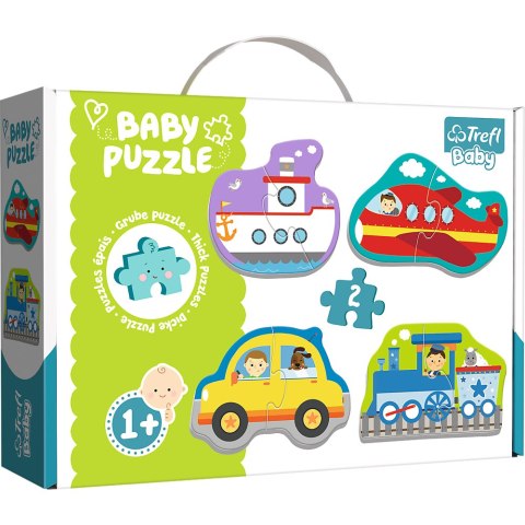 Trefl Puzzle Puzzle - Baby Classic - Pojazdy transportowe / Trefl Baby 36075 Trefl Puzzle Puzzle - Baby Classic - Pojazdy transportowe / Trefl Baby 36075