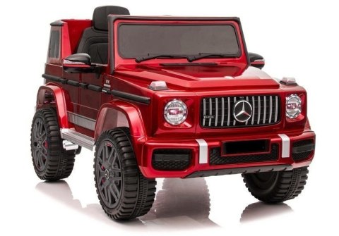 LEAN CARS Auto na Akumulator Mercedes G63 Czerwony Lakierowany LEAN CARS Auto na Akumulator Mercedes G63 Czerwony Lakierowany