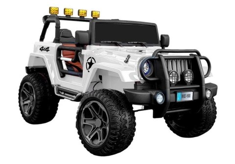 LEAN CARS Auto na Akumulator WXE-1688 4x4 Biały STRONG LEAN CARS Auto na Akumulator WXE-1688 4x4 Biały STRONG