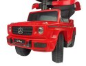 LEAN CARS Jeździk Mercedes G-Class 653 Czerwony z Pchaczem Dźwięk Silnika i Klaksonu