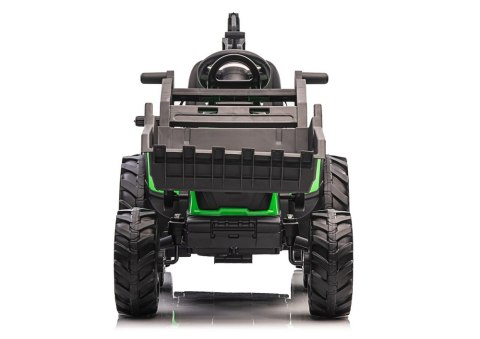LEAN CARS Koparka Z Naczepą Na Akumulator SX2068 Zielona LEAN CARS Koparka Z Naczepą Na Akumulator SX2068 Zielona