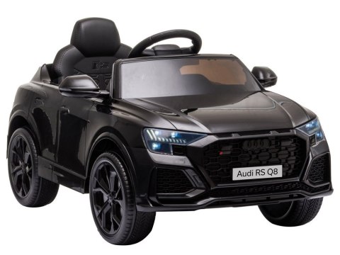 LEAN CARS Samochód na akumulator Audi RS Q8 czarny LEAN CARS Samochód na akumulator Audi RS Q8 czarny