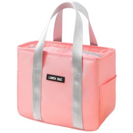 LEAN Torba Termiczna Izolacyjna Śniadaniowa Lunch Bag Różowa 24cm