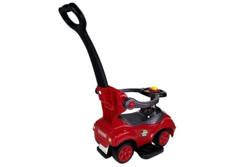 LEAN CARS Jeździk z Pchaczem Mega Car 3w1 Czerwony LEAN CARS Jeździk z Pchaczem Mega Car 3w1 Czerwony