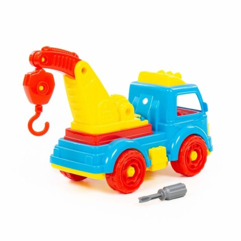 Wader Polesie Dźwig Holownik Transport Klocki Do Rozkręcania DIY 38 Elementów 84828 Wader Polesie Dźwig Holownik Transport Klocki Do Rozkręcania DIY 38 Elementów 84828