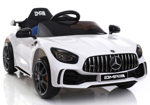 LEAN CARS Auto na Akumulator Mercedes GTR Biały LEAN CARS Auto na Akumulator Mercedes GTR Biały