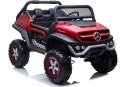 LEAN CARS Auto na Akumulator Mercedes Unimog Czerwony