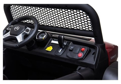 LEAN CARS Auto na Akumulator Mercedes Unimog Czerwony LEAN CARS Auto na Akumulator Mercedes Unimog Czerwony