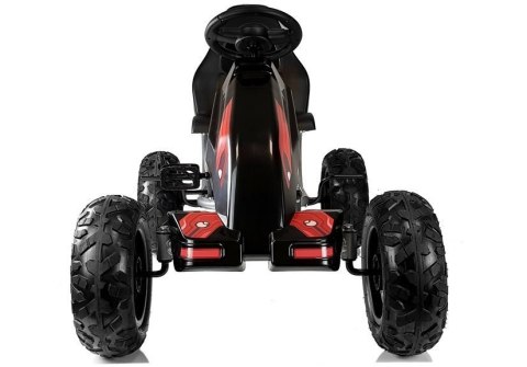 LEAN CARS Gokart na Pedały B012 Pompowane Koła Czarny LEAN CARS Gokart na Pedały B012 Pompowane Koła Czarny