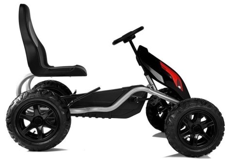 LEAN CARS Gokart na Pedały B012 Pompowane Koła Czarny LEAN CARS Gokart na Pedały B012 Pompowane Koła Czarny