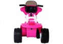 LEAN CARS Motor na Akumulator JT568 Ciemnoróżowy