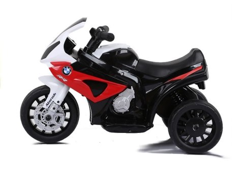 LEAN CARS Motor na akumulator BMW S1000RR Trójkołowy Czerwony LEAN CARS Motor na akumulator BMW S1000RR Trójkołowy Czerwony