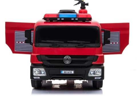 LEAN CARS Pojazd Na Akumulator Wóz Strażacki Czerwony SX1818 LEAN CARS Pojazd Na Akumulator Wóz Strażacki Czerwony SX1818