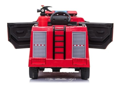 LEAN CARS Pojazd Na Akumulator Wóz Strażacki Czerwony SX1818 LEAN CARS Pojazd Na Akumulator Wóz Strażacki Czerwony SX1818
