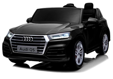 LEAN CARS Pojazd na Akumulator Audi Q5 2-os Czarny Lakier LEAN CARS Pojazd na Akumulator Audi Q5 2-os Czarny Lakier