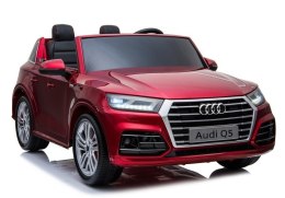 LEAN CARS Pojazd na Akumulator Nowe Audi Q5 2-osobowe Czerwone Lakierowane
