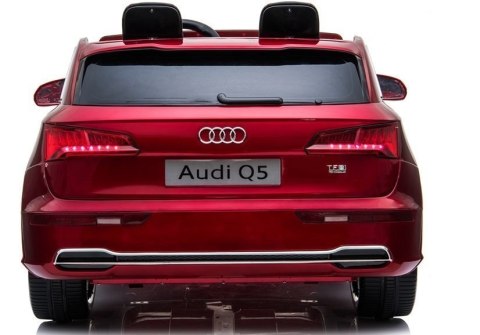 LEAN CARS Pojazd na Akumulator Nowe Audi Q5 2-osobowe Czerwone Lakierowane LEAN CARS Pojazd na Akumulator Nowe Audi Q5 2-osobowe Czerwone Lakierowane