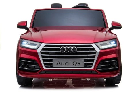 LEAN CARS Pojazd na Akumulator Nowe Audi Q5 2-osobowe Czerwone Lakierowane LEAN CARS Pojazd na Akumulator Nowe Audi Q5 2-osobowe Czerwone Lakierowane