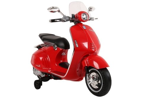 LEAN CARS Skuter na Akumulator Vespa GTS 300 Czerwony LEAN CARS Skuter na Akumulator Vespa GTS 300 Czerwony