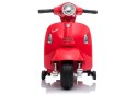 LEAN CARS Skuter na Akumulator Vespa GTS 300 Mini Czerwony