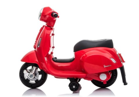 LEAN CARS Skuter na Akumulator Vespa GTS 300 Mini Czerwony LEAN CARS Skuter na Akumulator Vespa GTS 300 Mini Czerwony