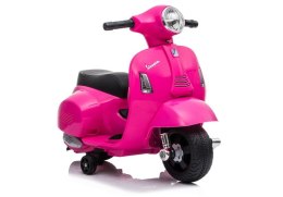 LEAN CARS Skuter na Akumulator Vespa GTS 300 Mini Różowy