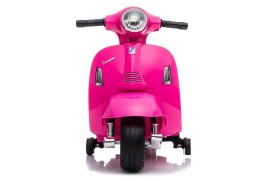 LEAN CARS Skuter na Akumulator Vespa GTS 300 Mini Różowy