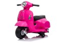 LEAN CARS Skuter na Akumulator Vespa GTS 300 Mini Różowy