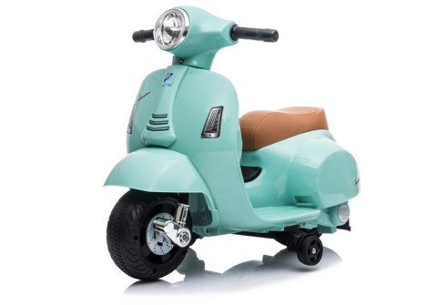 LEAN CARS Skuter na Akumulator Vespa GTS 300 Mini Turkusowy LEAN CARS Skuter na Akumulator Vespa GTS 300 Mini Turkusowy
