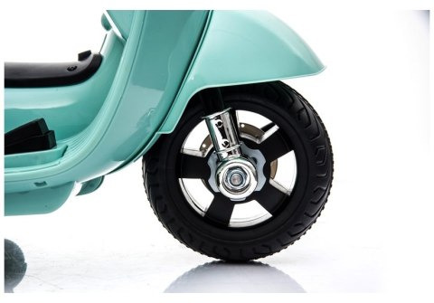 LEAN CARS Skuter na Akumulator Vespa GTS 300 Mini Turkusowy LEAN CARS Skuter na Akumulator Vespa GTS 300 Mini Turkusowy