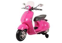 LEAN CARS Skuter na Akumulator Vespa GTS 300 Różowy