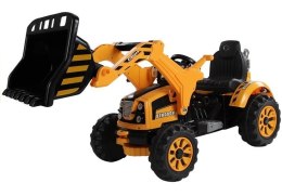 LEAN CARS Traktor na akumulator z Łyżką Koparka Pomarańczowy