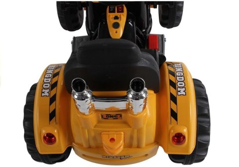 LEAN CARS Traktor na akumulator z Łyżką Koparka Pomarańczowy LEAN CARS Traktor na akumulator z Łyżką Koparka Pomarańczowy