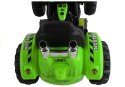 LEAN CARS Traktor na akumulator z Łyżką Koparka Zielony